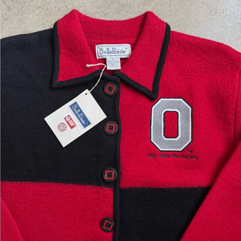 Vintage Bellepointe Ohio State Wool Cardigan - Picture 3 of 6